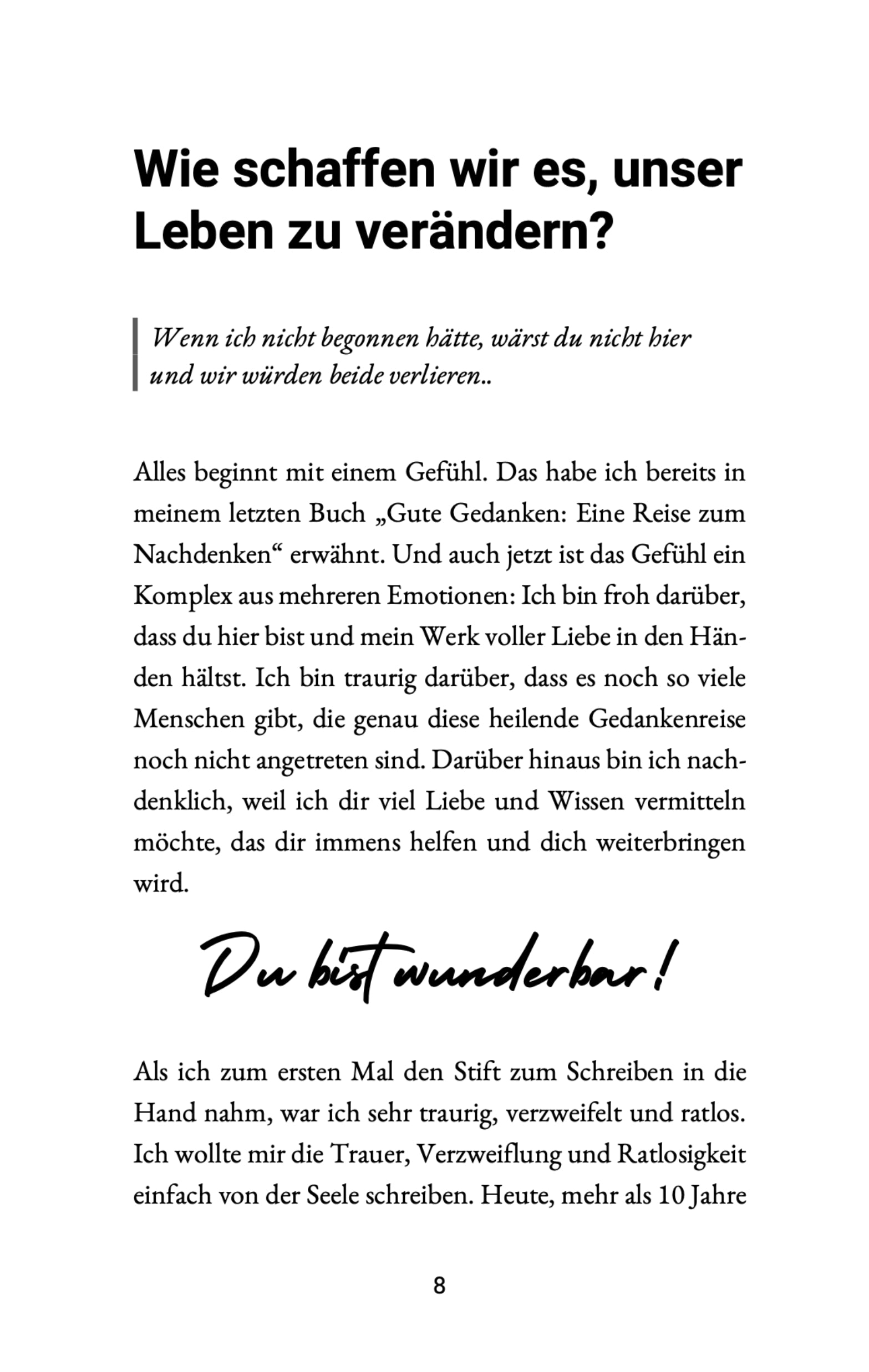 Buch: "Gute Menschen verlieren nie - Der Sieg beginnt im Kopf"