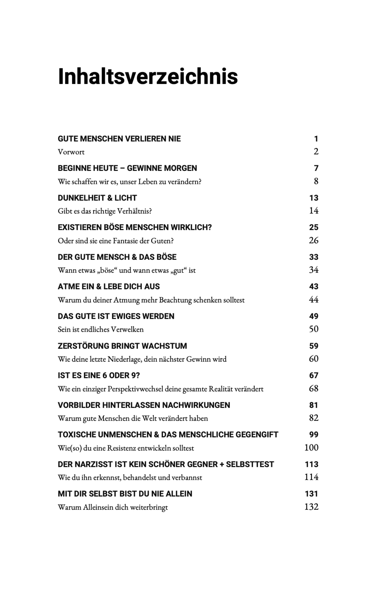 Buch: "Gute Menschen verlieren nie - Der Sieg beginnt im Kopf"