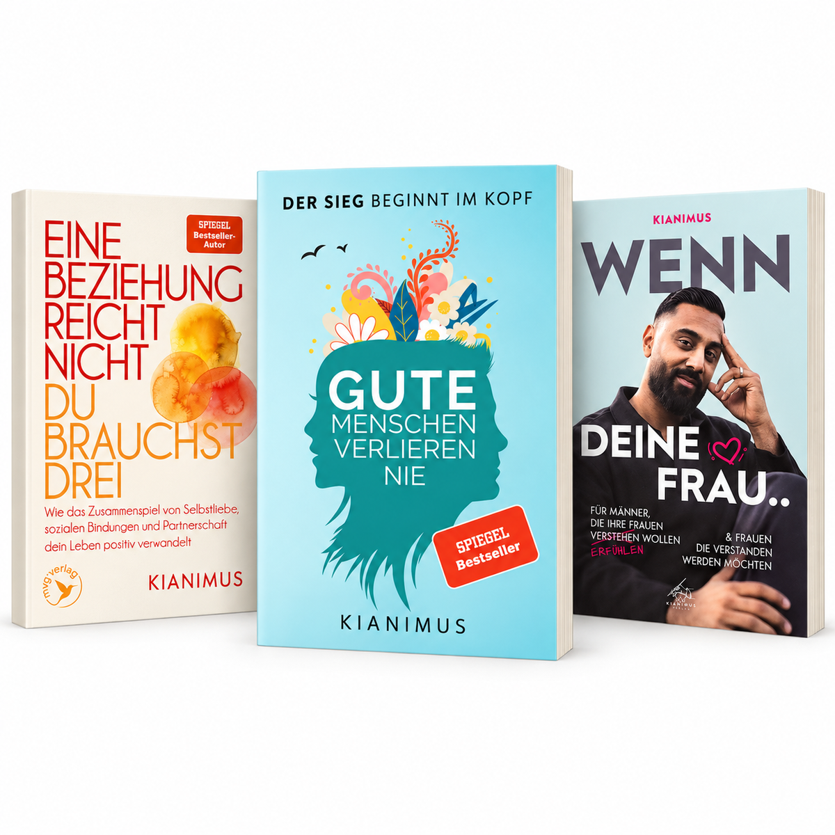 KIANIMUS Beziehungstrio – 3 Bücher über Liebe, Selbstwert und Beziehungen