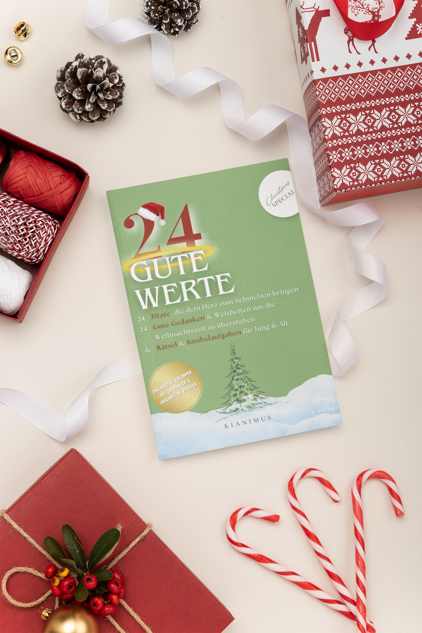 Buch: 24 Gute Werte - Adventskalender für Achtsamkeit und Glück | Inspirierender Weihnachtskalender mit 24 besinnlichen & einzigartigen Sprüchen und Zitaten für mehr Liebe und innere Stärke – Das perfekte Geschenk für Frauen und Männer