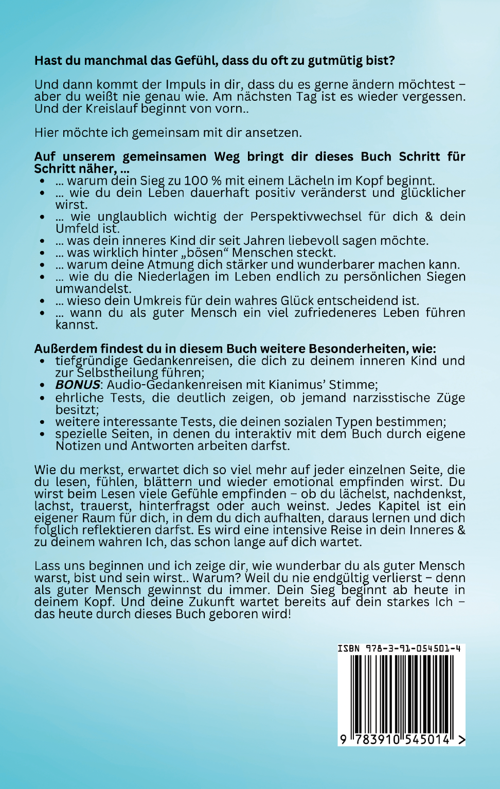 Buch: "Gute Menschen verlieren nie - Der Sieg beginnt im Kopf"